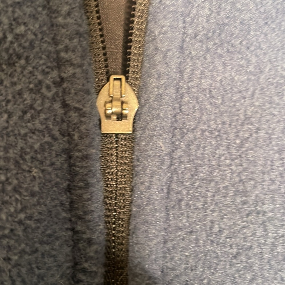 Timberland navy 3x fleece 3/4 zip hoodie​ - Picture 5 of 5